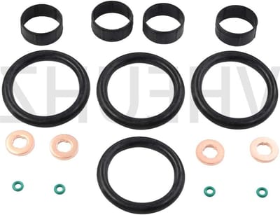Complete Set van O-Ringen en Wasringen voor Brandstofinjectie - Geschikt voor Nemo, Xsara, C1, C2, C3 - Betrouwbare Brandstofafdichting en Vervangingsonderdelen