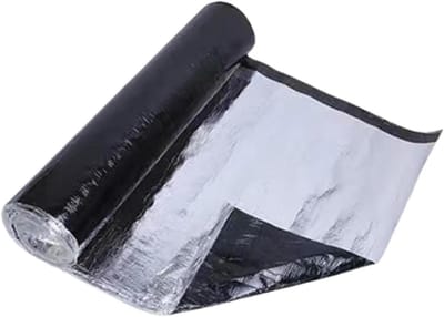 Reparatietape voor daken - Daktape Afdichtingsstrip - Lekkages Dichten - Zelfklevend Aluminiumfolie - 0.5x4m - Grijs