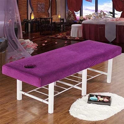 Zylo® Massagetafel Hoeslaken - Massagetafel - Massagetafel Inklapbaar - Donkerpaars - 27cm x 24cm x 9cm