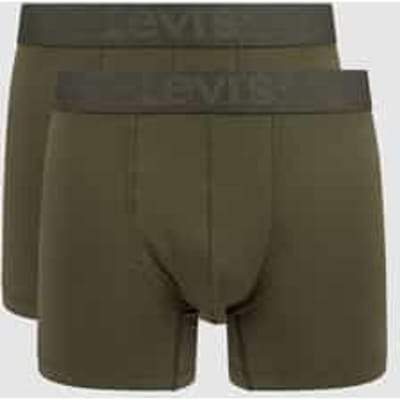 Levi's Boxershorts Melange WB Organic Cotton 2-pack Khaki-S