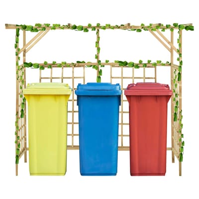 vidaXL - Pergola - voor - 3 - containers - geïmpregneerd - grenenhout