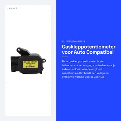 Dailygoods- Gaskleppotentiometer Betrouwbaar - Vervanging voor Club Car Precedent/DS - OEM 105116301 - AM293101 - Professionele productie - Hoge kwaliteit - Gasklep