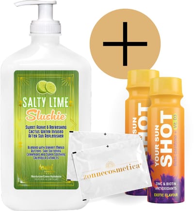 Devoted Creations - Salty Lime Slushie + 2 Your Sun Shots + 2 Verfrissingsdoekjes