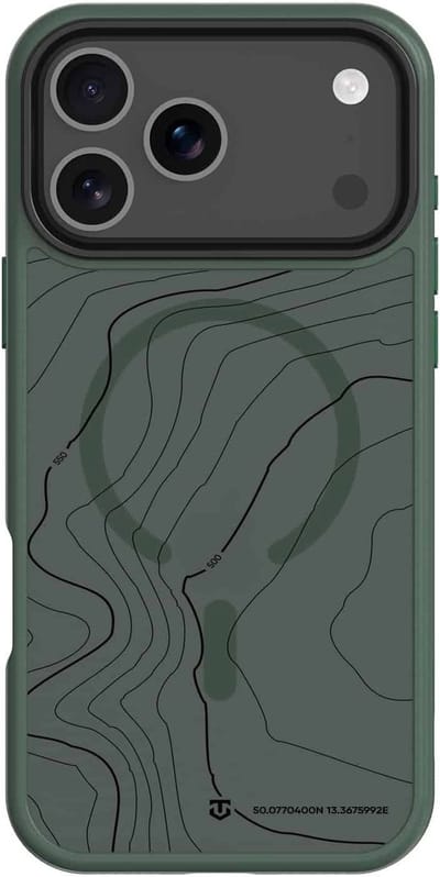 Tactical iPhone 17 Pro Max MagForce Hyperstealth Sika Cover – Hoesje met Losse Klikbare Knoppen – Forest Green