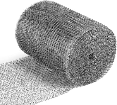 Roestvrijstalen Draadgaas Rol voor Ongediertebestrijding en Ventilatie - Ideaal voor Ramen, Deuren, Keuken en Tuin, 9mx12.7cm