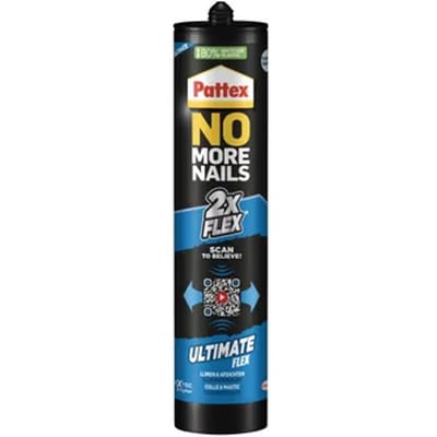 Pattex Montagelijm No More Nails Binnen/buiten Transparant 390g