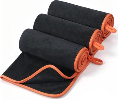 Set van 3 Microvezel Fitness Handdoeken, 40 x 80 cm, Sneldrogend en Huidvriendelijk, Ideaal voor Yoga, Sport en Reizen
