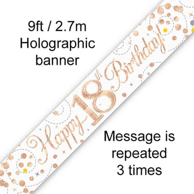 Oaktree - Banner 18 jaar Rose Gold