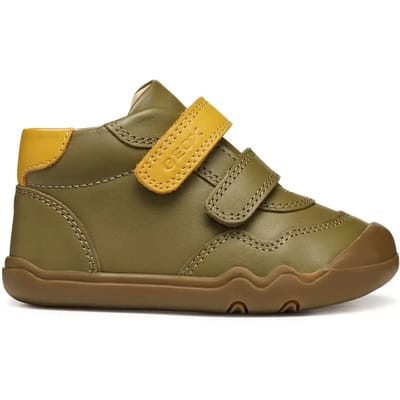 GEOX STEPPIEUP PEUTERJONGENS Sneakers - PISTACHE/OKER - Maat 20