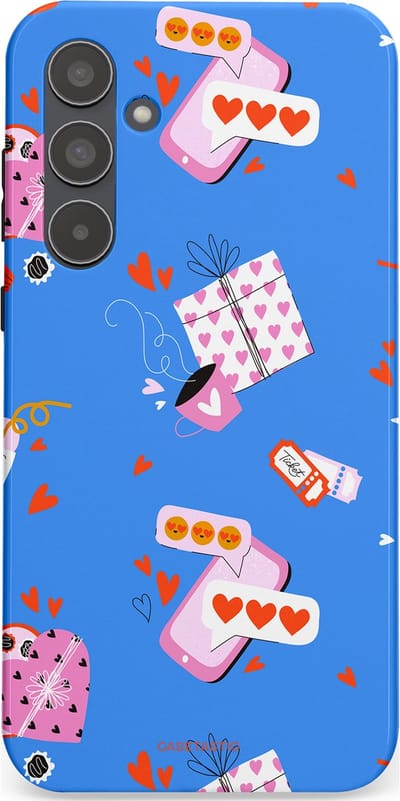 Casetastic Hoesje Geschikt voor Samsung A55 - Stijlvolle Beschermende Duo-layer Case - Romantische Date