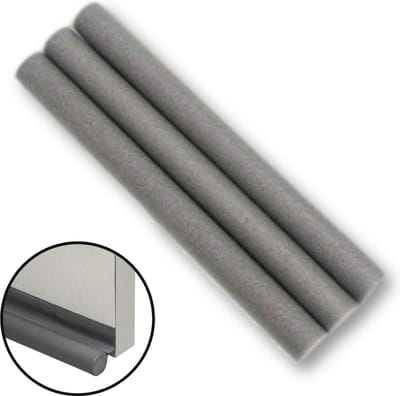 Livano Tochthond - Windstopper - Deurborstel - Tochtstopper - Tochtkussen - Kussen - Draft Stopper - Tochtstrip - Tochtband - Voor Deur - Grijs