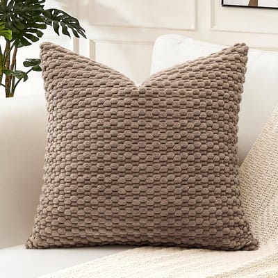 Corduroy Kussenslopen 45x45 cm Geometrisch Decoratief voor Woonkamer en Slaapkamer