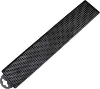 Nauwkeurige Siliconen Afvoermat voor Keuken, Ideaal voor Flessen, Snijplanken en Keukenaccessoires, Antislip en Opvouwbaar Zwart