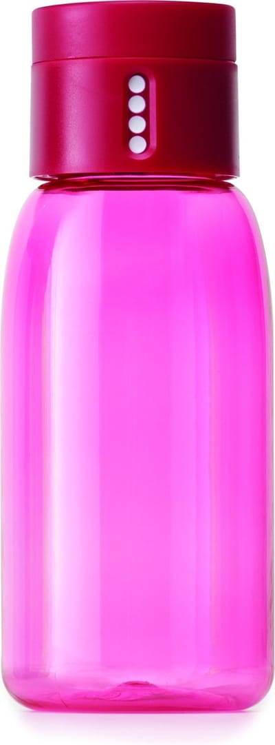 Joseph Joseph Dot Drinkfles - Tritan - 400 ml - Roze