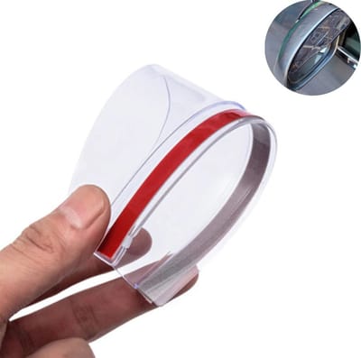 VCTparts® Spiegelkap Regenkap Zonneklep Zelfklevend - Transparant (set)