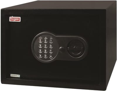 Veiligheidskluis - Kluisje - Waardevolle spullen - Akoestisch alarm - 16.5 liter - Grijs