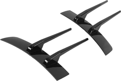 Bumper Spoiler voor A-Class W177 AMG Line 2018+, Glanzend Zwart, Eenvoudige Installatie, Luxe Uiterlijk, Inclusief Body Spoiler Canard en Voorbumper Lucht Diffuser