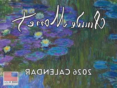 Claude Monet Kalender - Impressionistische Kunst Kalender - Leven Organiseren - Gelicentieerde Afbeeldingen - 12 Maanden - Multicolor