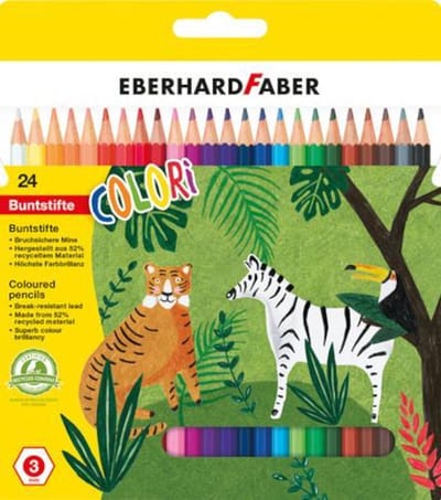 Eberhard Faber kleurpotloden - Colori - 24 stuks - kartonnen etui - EF-514824