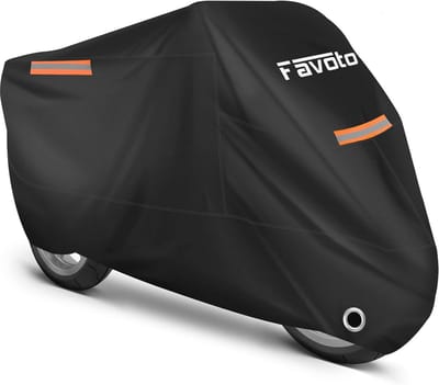 Waterdichte motorhoes voor scooter en bromfiets - 210T Oxford doek met UV-bescherming en reflecterende strip