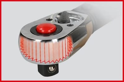 Precisie Momentsleutel 1/2" met Omschakelbare Ratel, 40-200Nm