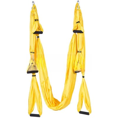 Aerial Yoga Hangmat 6-handvat Yoga Studio Omgekeerde Fitness Hangmat Niet-elastische Yoga Hangmat