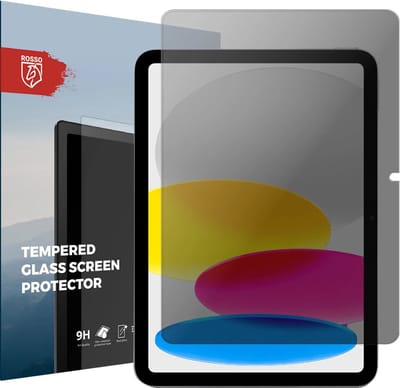 Rosso Privacy Screen Protector Geschikt voor Apple iPad 11 (2025) - 9H Gehard Glas - Case Friendly Tempered Glass - Eenvoudige Installatie
