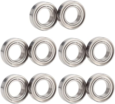Allecto - Kogellagers - Set van 10 stuks - Hoogwaardige Metaal Staal Sealed - 9mm x 14mm x 4,5mm - Precisie - Geschikt voor diverse toepassingen - ...