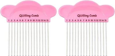 2 Stuks Quilling Kam Papier Wever Tools voor Unieke Papier Vouwen en Knutselen