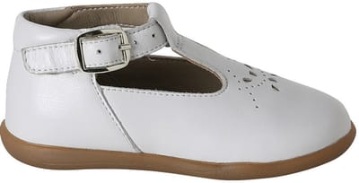 Vertbaudet Salomés schoenen voor babymeisjes, leer, met gesp