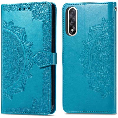 imoshion Hoesje - Geschikt voor OnePlus Nord 5 - Mandala Bookcase - Turquoise