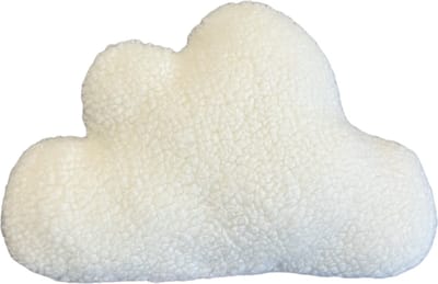 KimDo - Wolken kussen - 31 cm - Baby kamer - Babykamer accessoires - Teddy - Woonkamer - Bank - Decoratiekussen