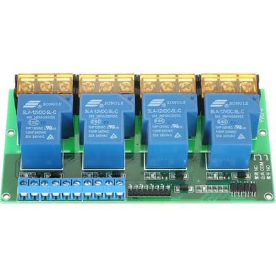 Mini carte de commande de Module de relais à 4 canaux DC 12V 30A, déclencheur haut/bas, nouveau