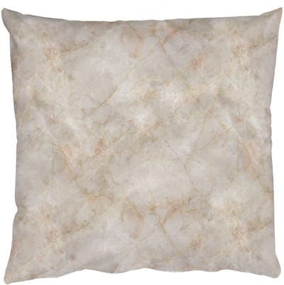 Sierkussens - Kussentjes Woonkamer - 50x50 cm - Lichtbeige - Goudbruine Nerven - Marmer