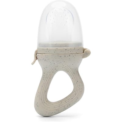 Sucette Distributeur de Fruits pour Bébé Dentition avec Tétine en Maille Silicone Accessoires d'Alimentation Complémentaire Aliments Frais