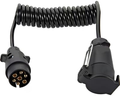 7-aderige 7-pins spiraalkabel 2 meter