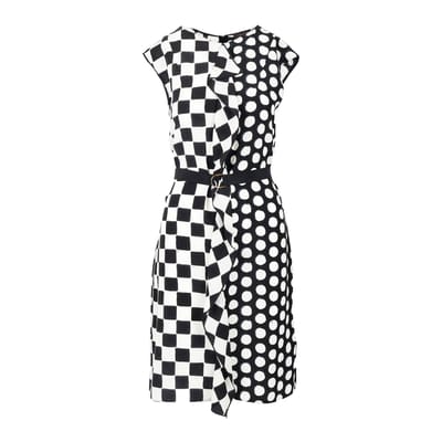 Louis Vuitton jurk met ruitjes en stippen - jaren 2010