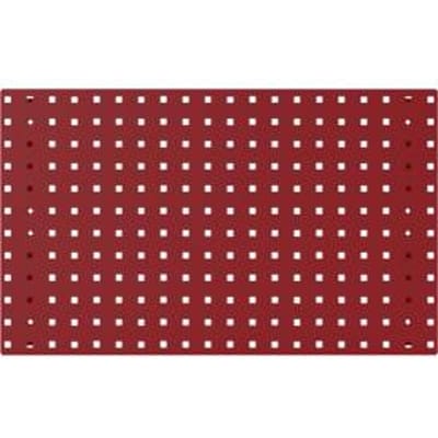 Bodempaneel Perfo 750, gatgrootte 9,2 x 9,2 mm, B 750 x D 13 x H 457 mm, gepoedercoat plaatstaal, paars RAL 3004