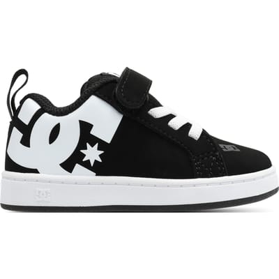 DC Shoes Court Graffik Babyschoenen - Zwart - Maat 20.5 - Suède