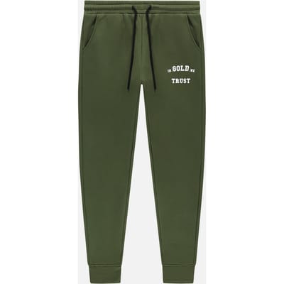 In Gold We Trust The Out Pants Dark Green Size: XS | Sweatpants Outlet | Unisex | Groen