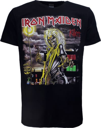 Iron Maiden Killers Album Cover T-Shirt - Officiële Merchandise - M