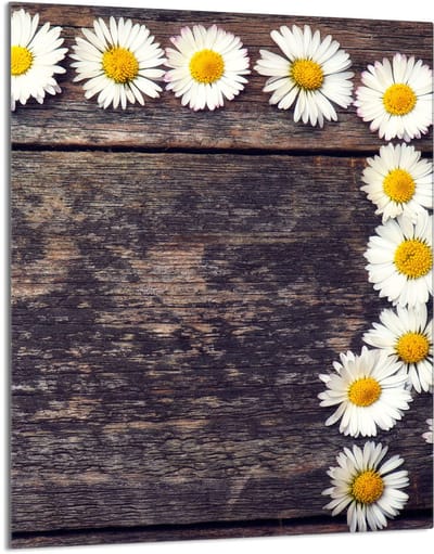 TMK ArtDeko - Snijplank van Gehard Glas - 40x52 cm - Houtpatroon