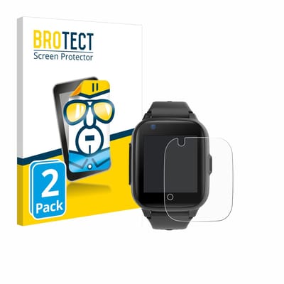 BROTECT - Screenprotector voor Leotec Kids Allo Plus 4G - Folie Beschermfolie transparant 2 Stuks