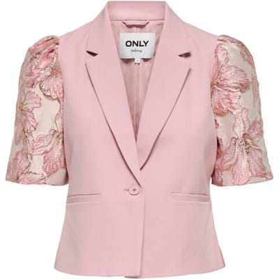 Only Blazer Onlrifika-mellie S/s Blazer Tlr Cs 15372800 Bleached Mauve Dames Maat - W38