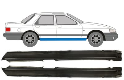 Volledige dorpel voor Ford Sierra 1982-1993 / Links + Rechts / Set