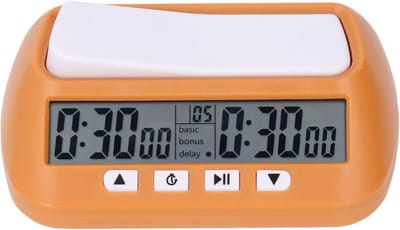 Digitale Schaakklok - Spel Timer - Wedstrijd Tellen - Veelzijdige Instellingen - 14x9x4.5cm