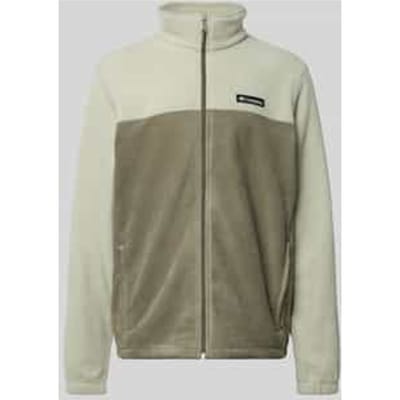 Regular fit fleecejack met logopatch Model 'Mountain'