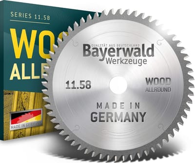 Cirkelzaagblad - Zaagblad Hout - Kap- en Verstekzagen - WZ Negatief - Ø 260mm 80 Tanden - Zilver