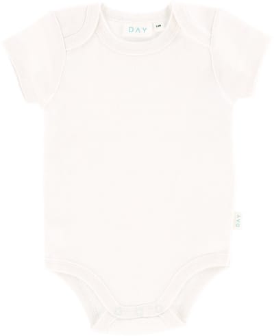 DAY Romper Korte Mouw - Off White - Mt. 50/56