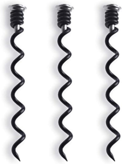 vervanging-kurkentrekker - spiraal/worm voor Vertical en BestUtensils, wijnflesopener, staal, 3-pack